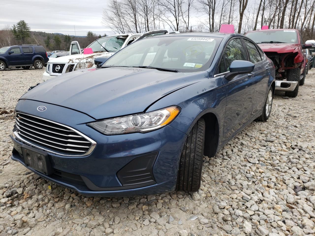 Photo 2 from auction – 2019 FORD FUSION SE with VIN 3FA6P0LU4KR191662