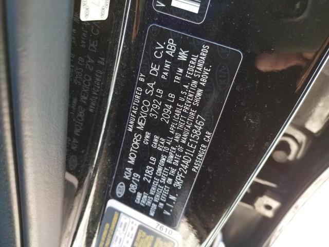 Photo 10 from auction – 2020 KIA FORTE FE with VIN 3KPF24AD1LE158467