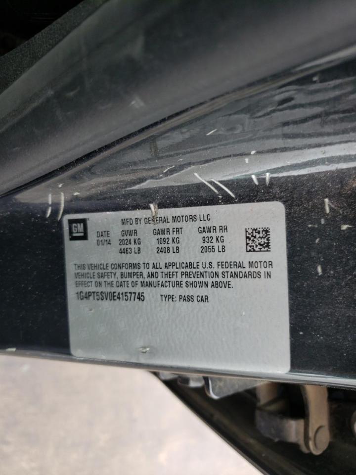 Photo 10 from auction – 2014 BUICK VERANO PRE with VIN 1G4PT5SV0E4157745