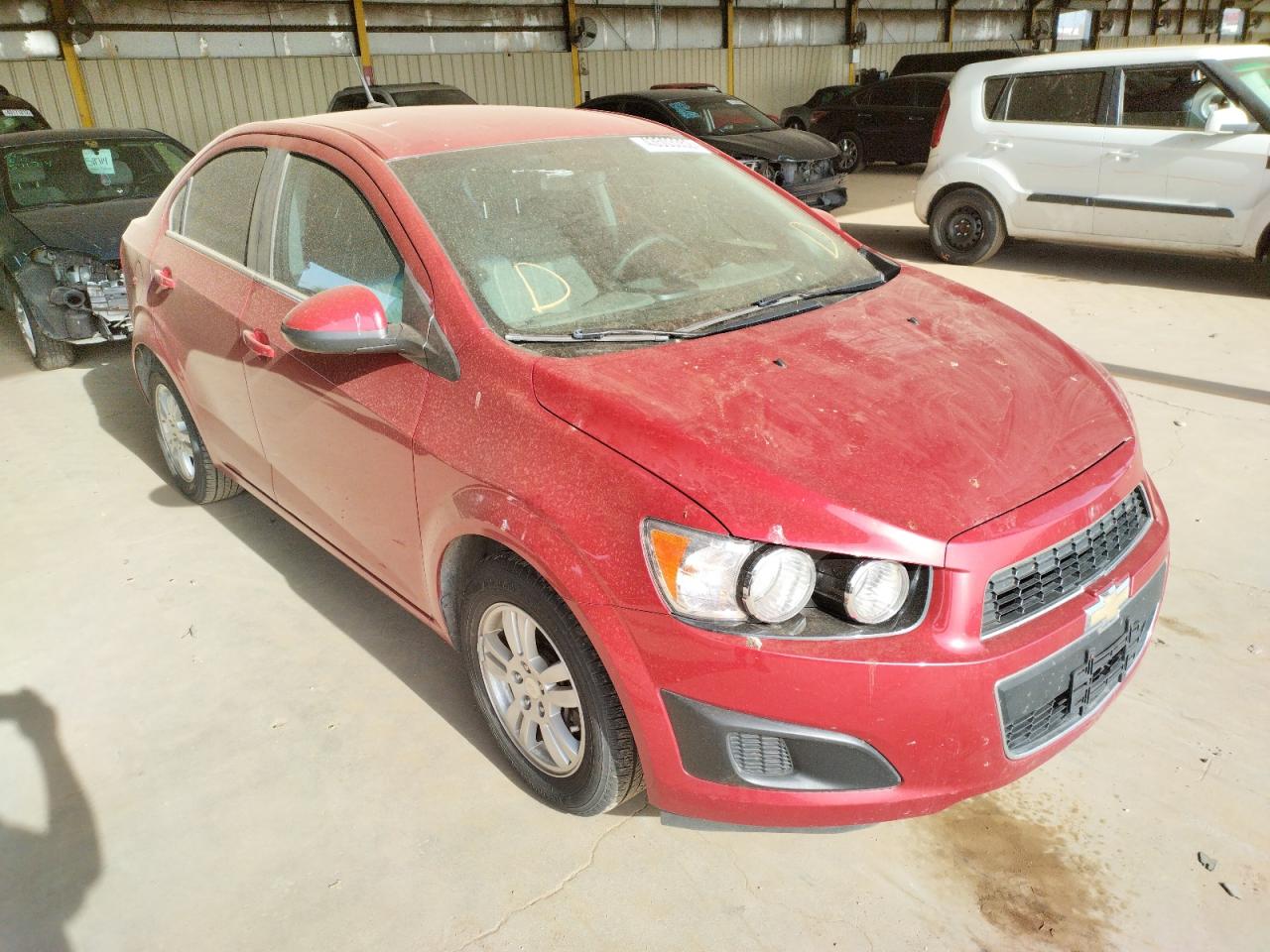 CHEVROLET SONIC LT 2013 with VIN 1G1JC5SH9D4191680 - Photo from auction