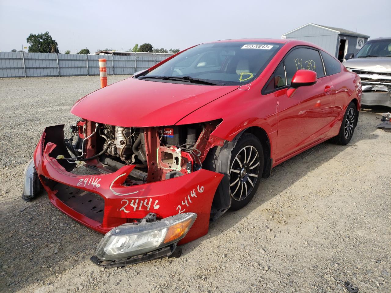 Photo 2 from auction – 2012 HONDA CIVIC EX with VIN 2HGFG3B80CH546485