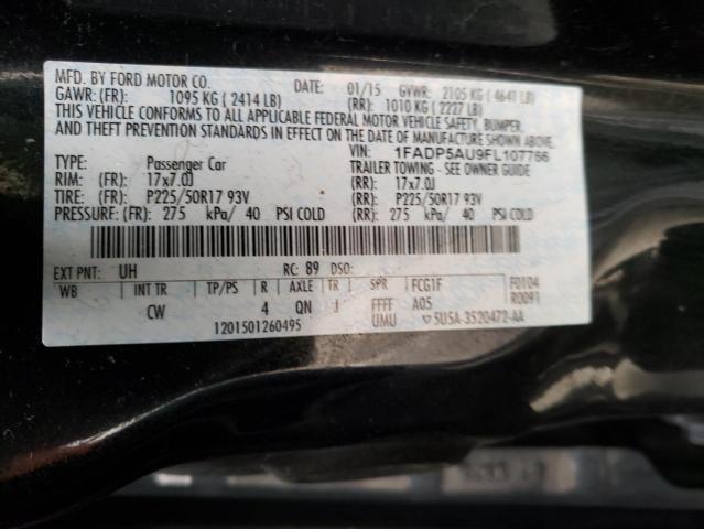 Photo 10 from auction – 2015 FORD C-MAX SE with VIN 1FADP5AU9FL107766