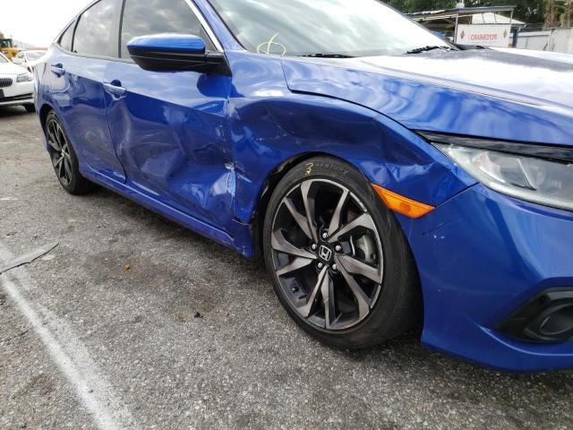Photo 9 from auction – 2019 HONDA CIVIC SPOR with VIN 2HGFC2F89KH534737