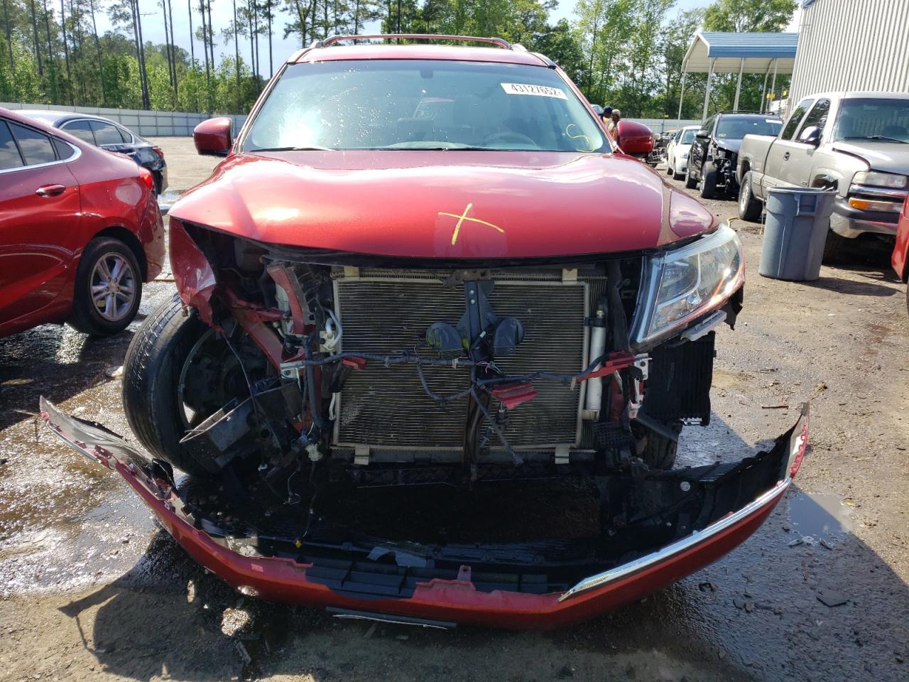 Photo 9 from auction – 2015 NISSAN PATHFINDER with VIN 5N1AR2MMXFC655627