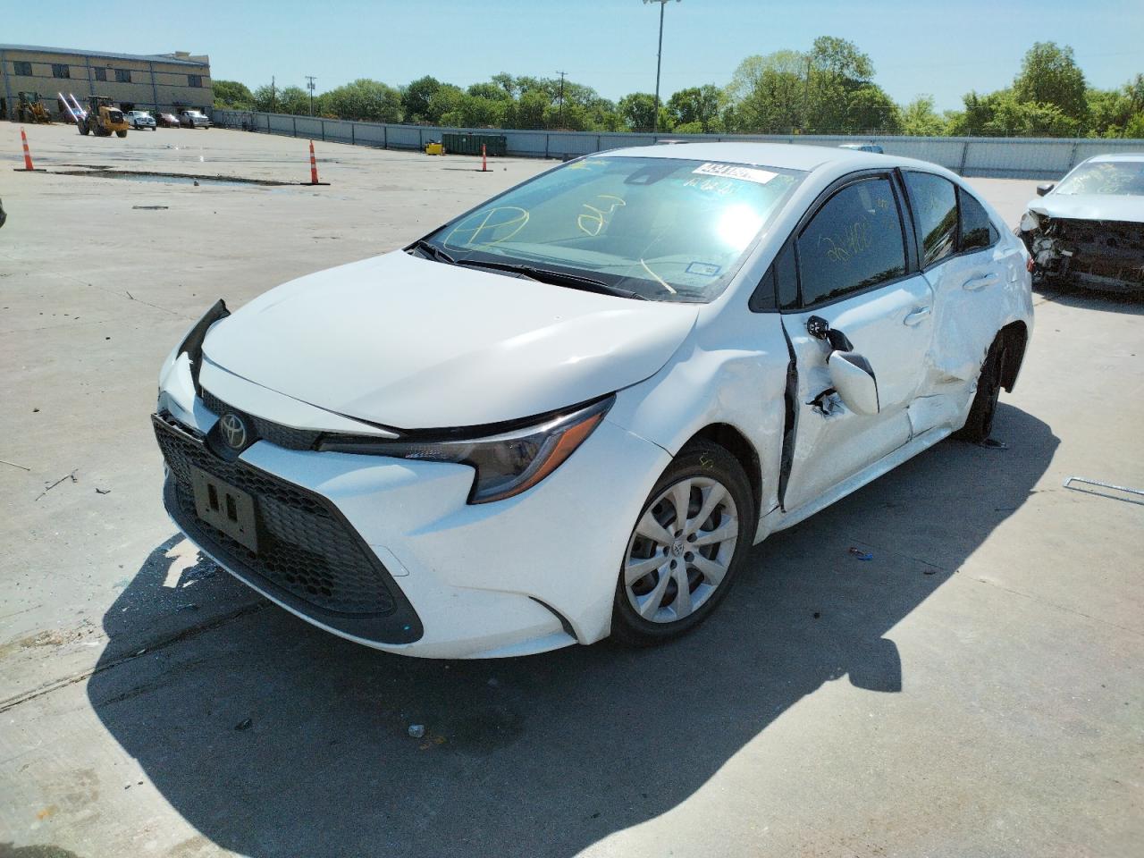 Photo 2 from auction – 2021 TOYOTA COROLLA LE with VIN JTDEPMAEXMJ128281