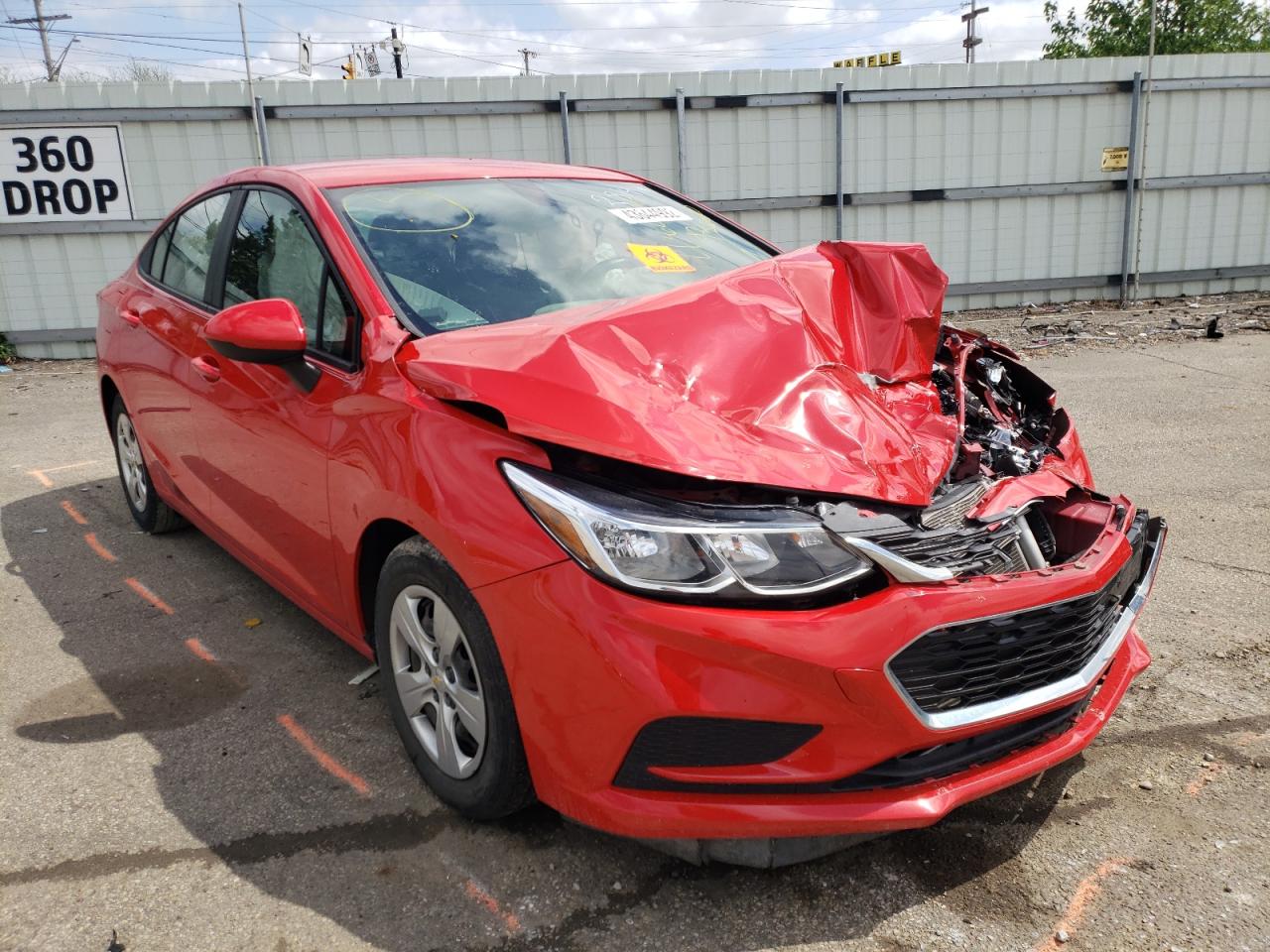 Photo 1 from auction – 2016 CHEVROLET CRUZE LS with VIN 1G1BC5SM2G7242814
