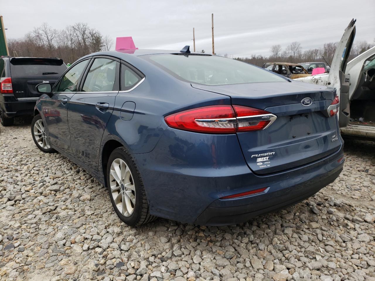 Photo 3 from auction – 2019 FORD FUSION SE with VIN 3FA6P0LU4KR191662