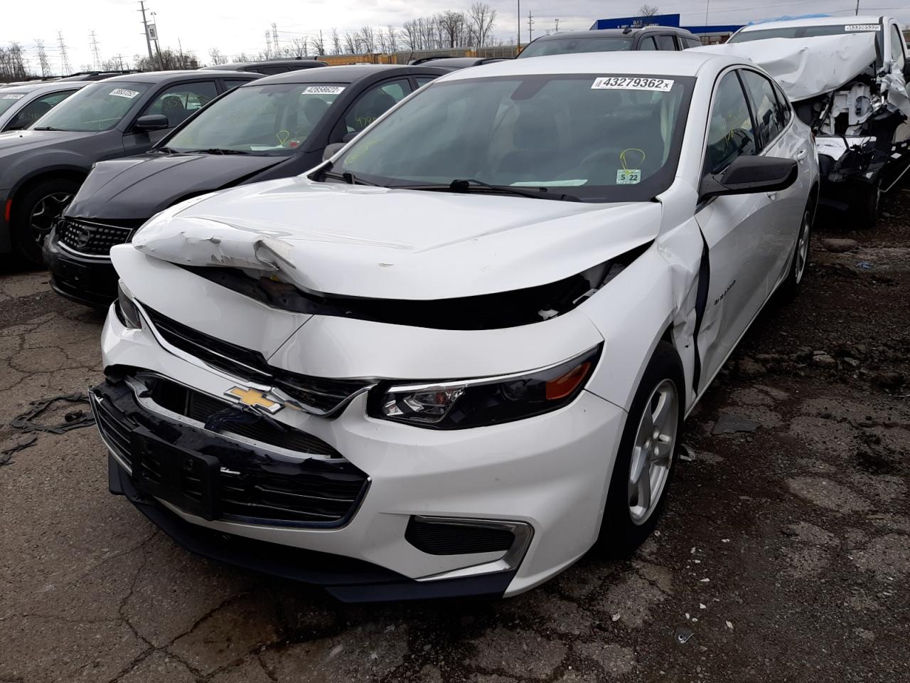 Photo 2 from auction – 2017 CHEVROLET MALIBU LS with VIN 1G1ZC5ST9HF258568