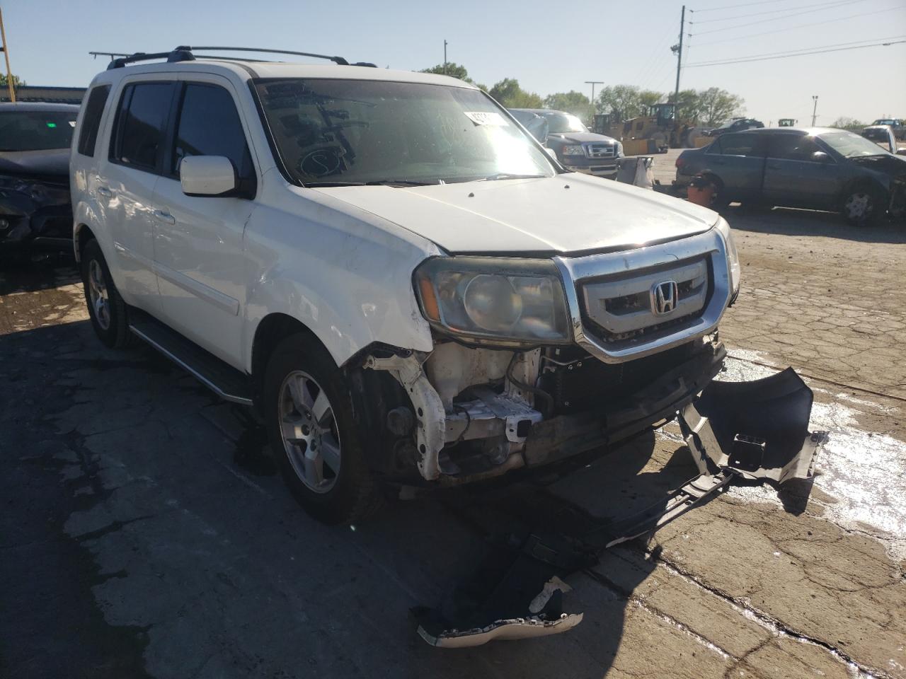 HONDA PILOT EXL 2010 with VIN 5FNYF3H67AB021507 - Photo from auction