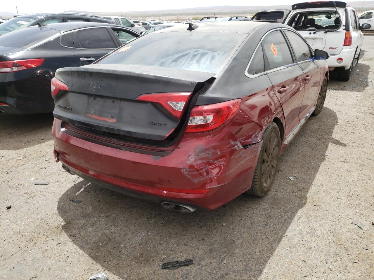 Photo 4 from auction – 2015 HYUNDAI SONATA SPO with VIN 5NPE34AF8FH043083