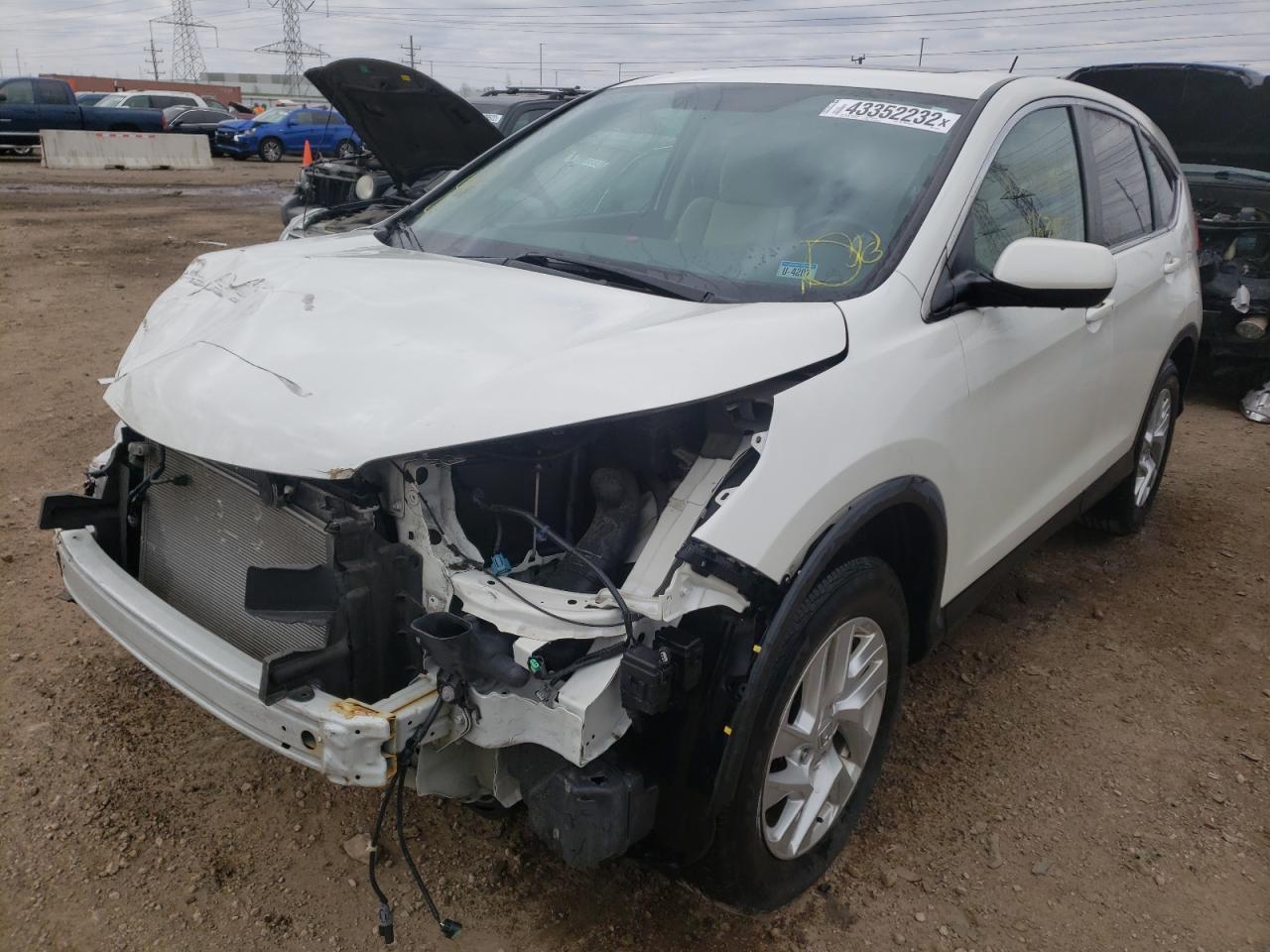 Photo 2 from auction – 2016 HONDA CR-V EX with VIN 5J6RM4H58GL043927