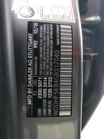 Photo 10 from auction – 2016 MERCEDES-BENZ E 350 with VIN WDDHF5KB4GB317040