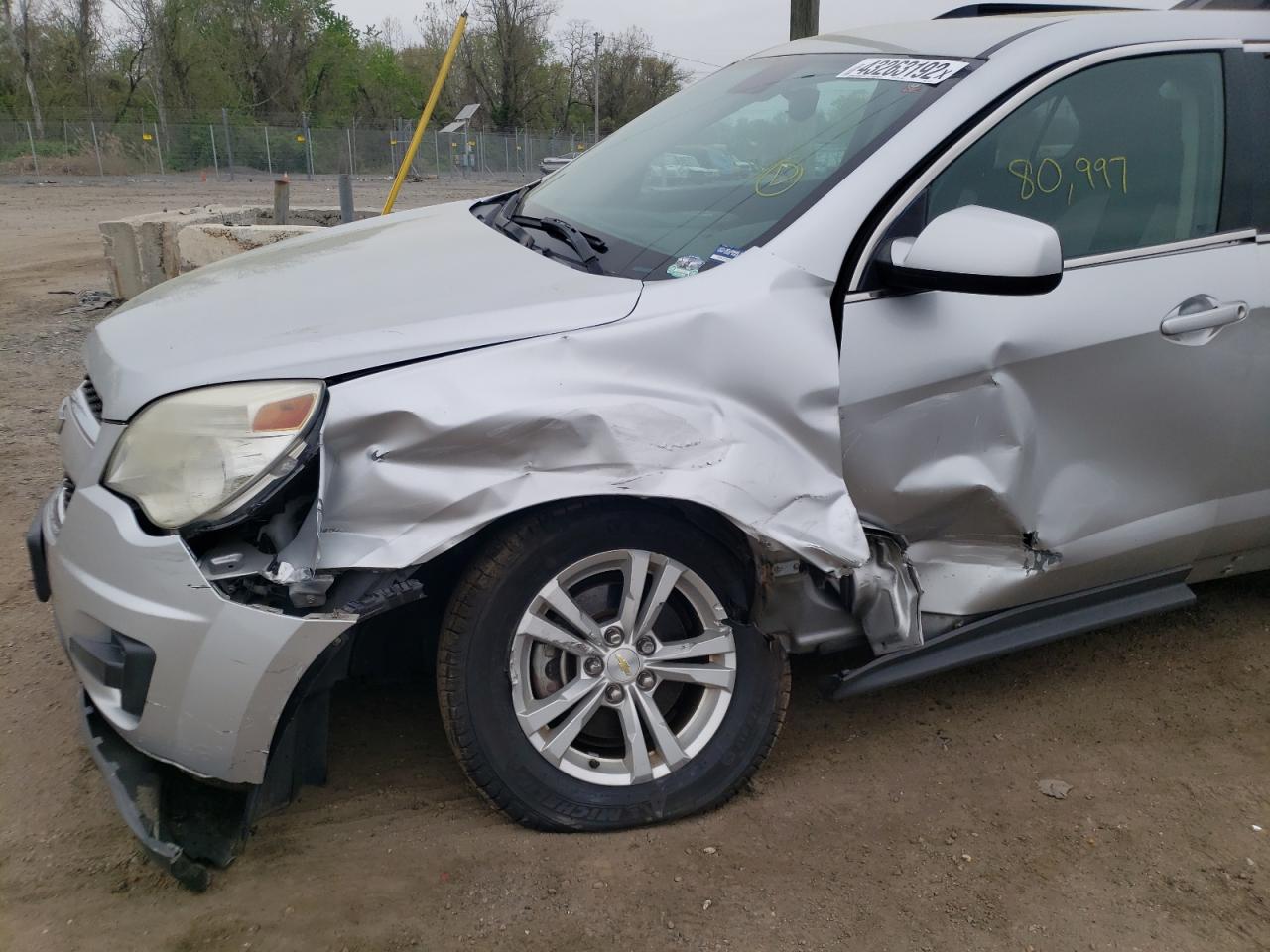 Photo 9 from auction – 2013 CHEVROLET EQUINOX LT with VIN 2GNALDEK0D1112327