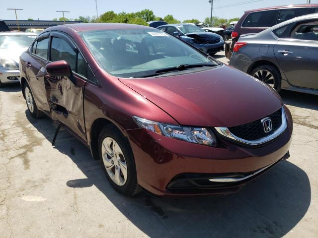 HONDA CIVIC LX 2014 with VIN 19XFB2F54EE027199 - Photo from auction