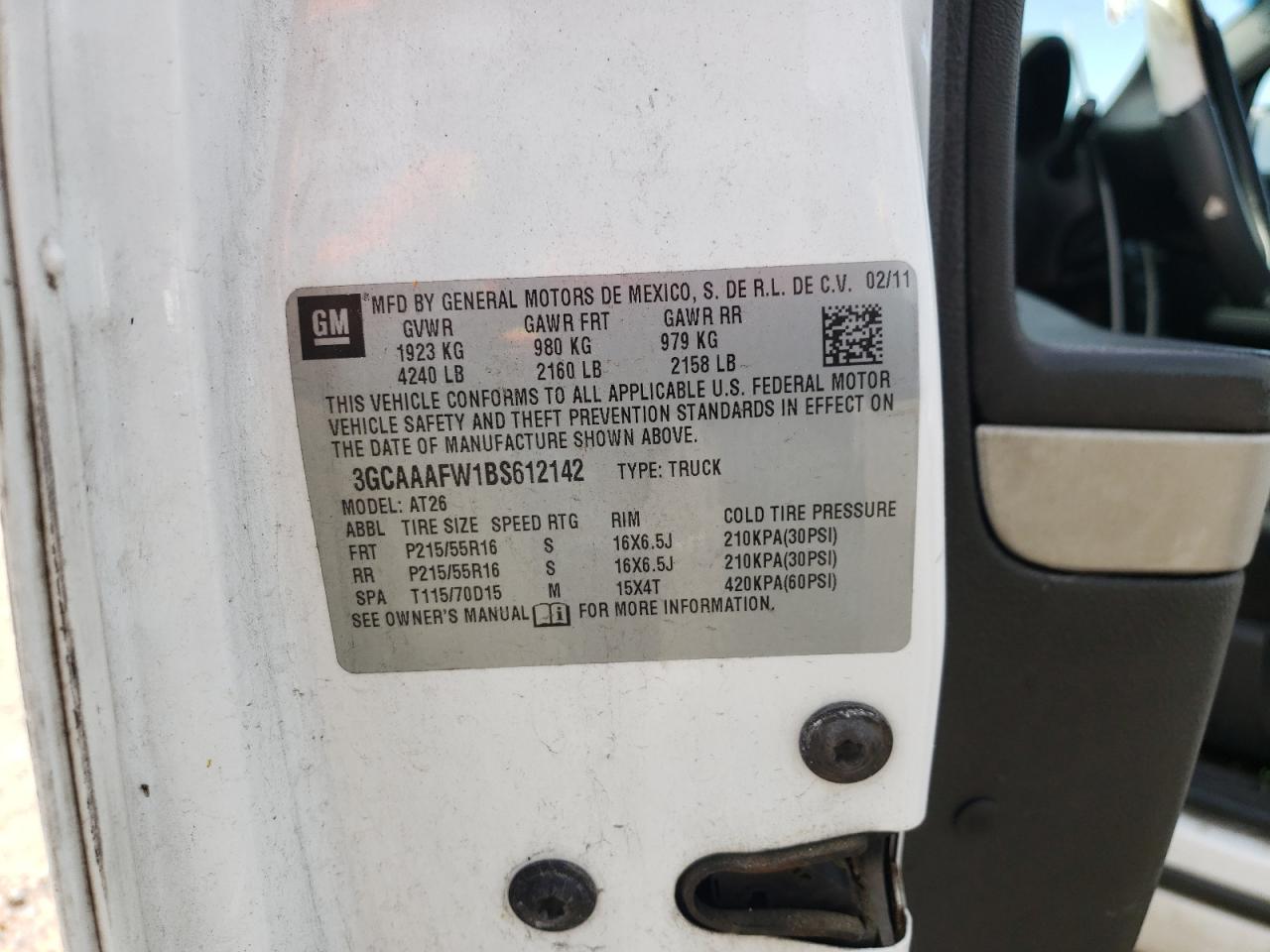 Photo 16 from auction – 2011 CHEVROLET HHR PANEL with VIN 3GCAAAFW1BS612142