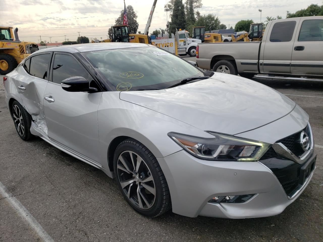 NISSAN MAXIMA 3.5 2018 with VIN 1N4AA6AP1JC377278 - Photo from auction