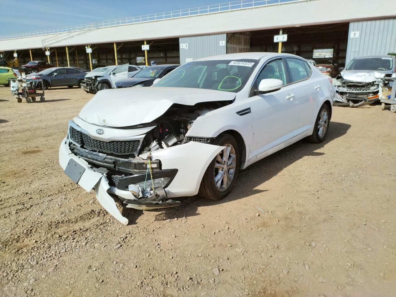 Photo 2 from auction – 2013 KIA OPTIMA LX with VIN 5XXGM4A7XDG114730