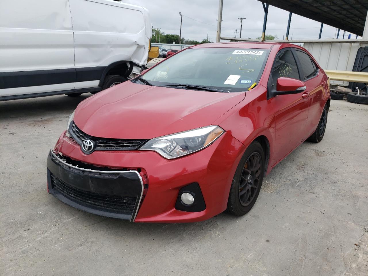 Photo 2 from auction – 2015 TOYOTA COROLLA L with VIN 2T1BURHEXFC290344