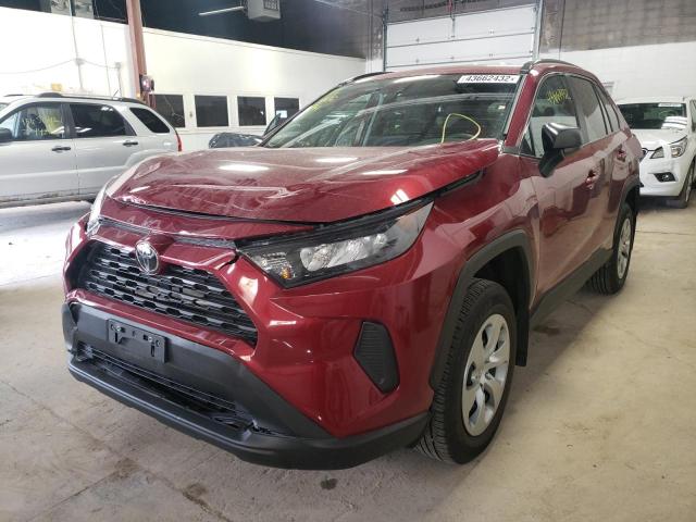 Photo 2 from auction – 2021 TOYOTA RAV4 LE with VIN 2T3F1RFV2MW187564