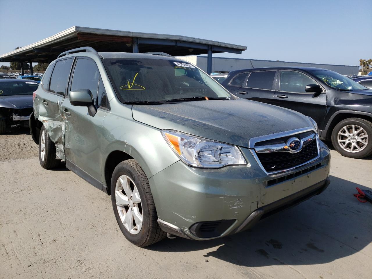 SUBARU FORESTER 2 2014 with VIN JF2SJADC5EH485889 - Photo from auction