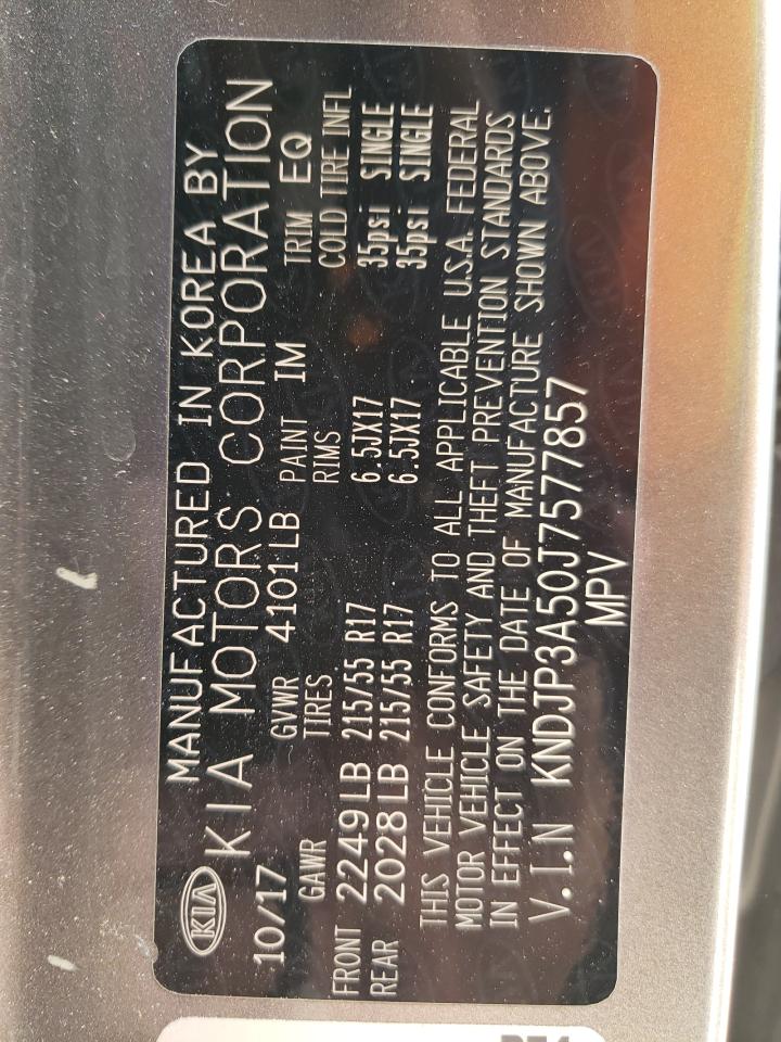 Photo 10 from auction – 2018 KIA SOUL + with VIN KNDJP3A50J7577857