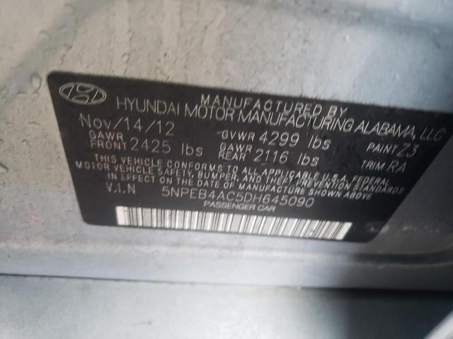 Photo 10 from auction – 2013 HYUNDAI SONATA GLS with VIN 5NPEB4AC5DH645090