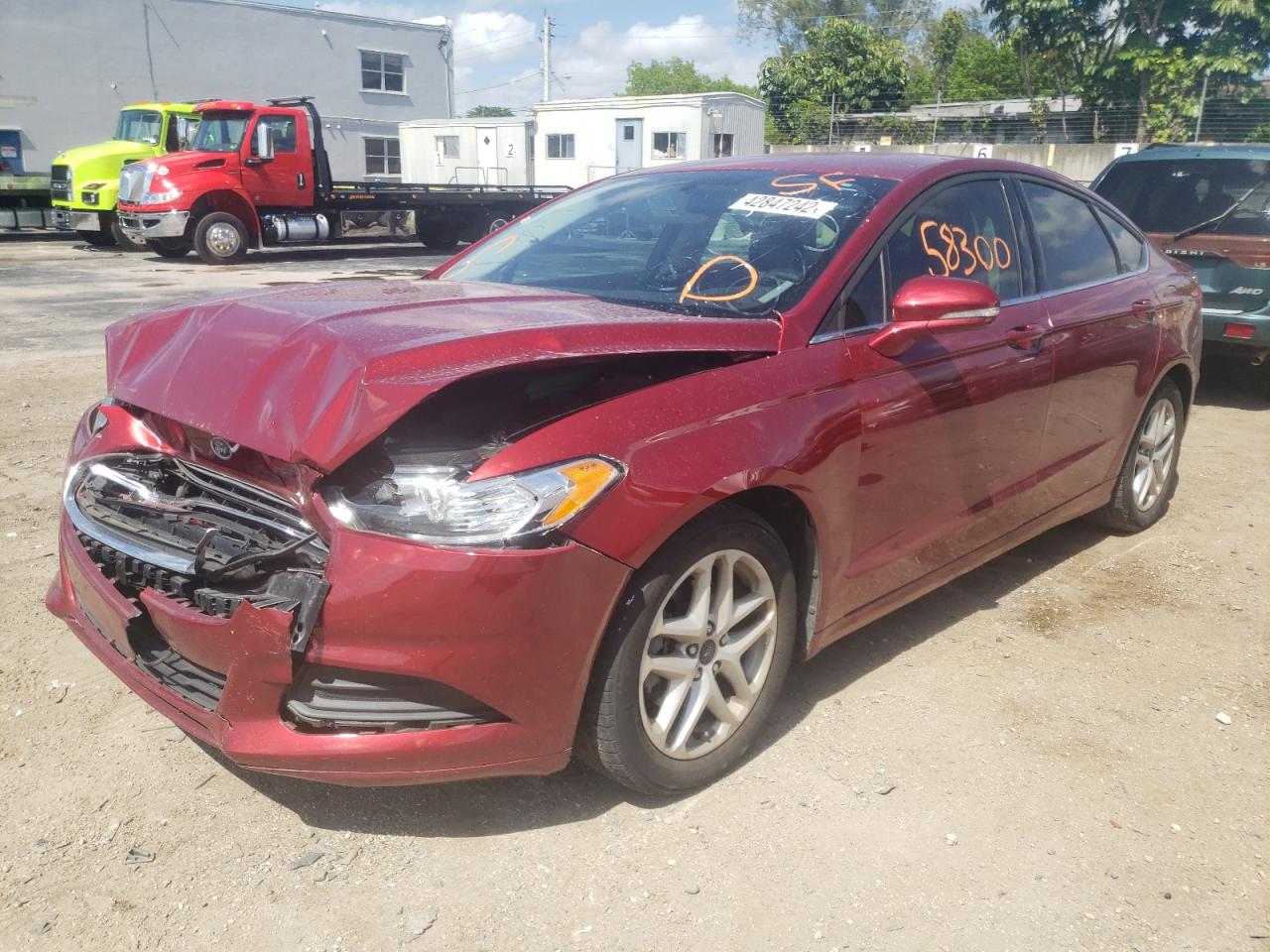 Photo 2 from auction – 2016 FORD FUSION SE with VIN 3FA6P0H78GR296005