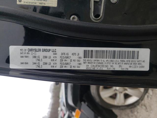 Photo 10 from auction – 2012 JEEP PATRIOT LA with VIN 1C4NJRFB4CD551903