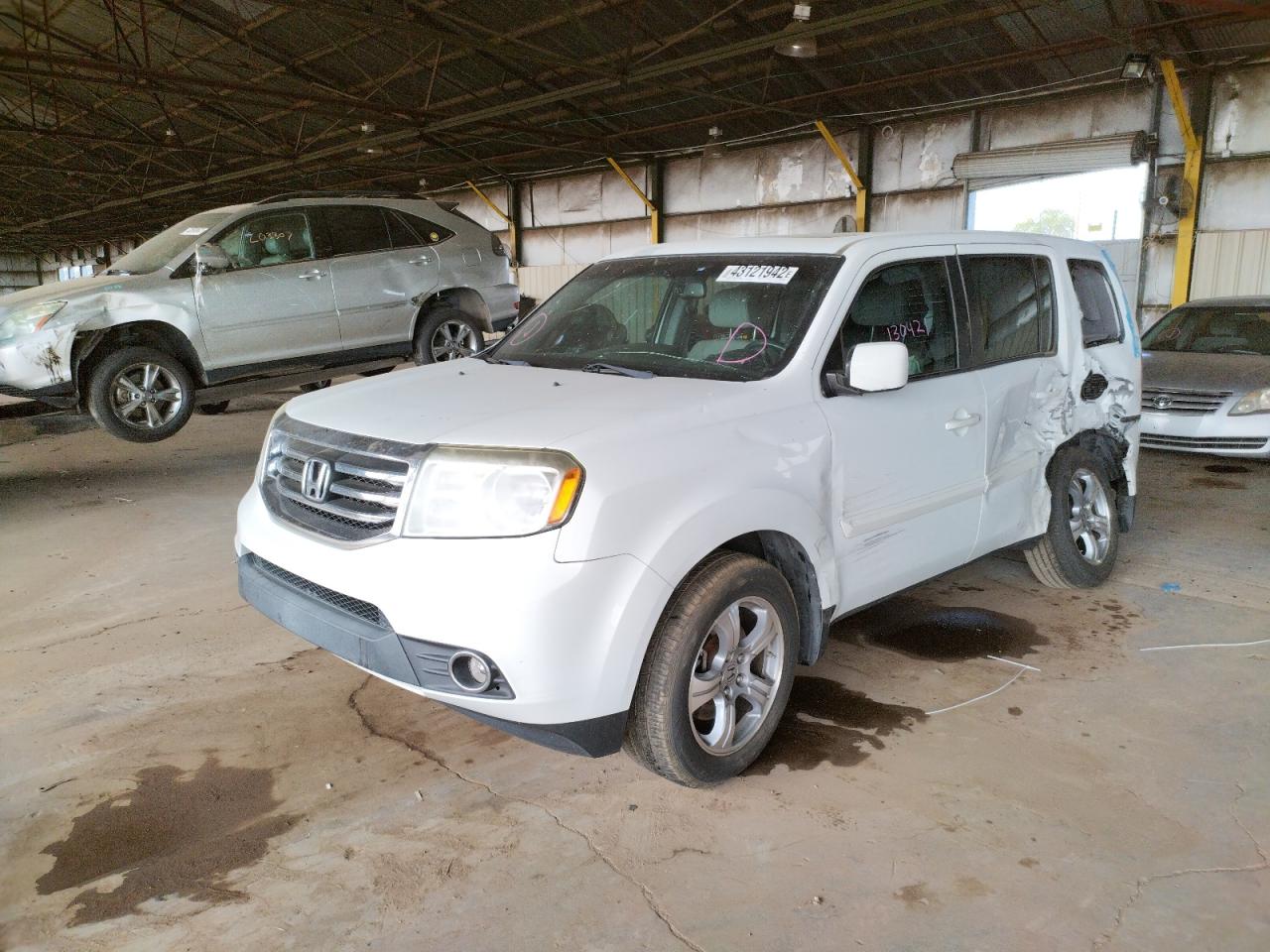 Photo 2 from auction – 2014 HONDA PILOT EXLN with VIN 5FNYF3H77EB024339