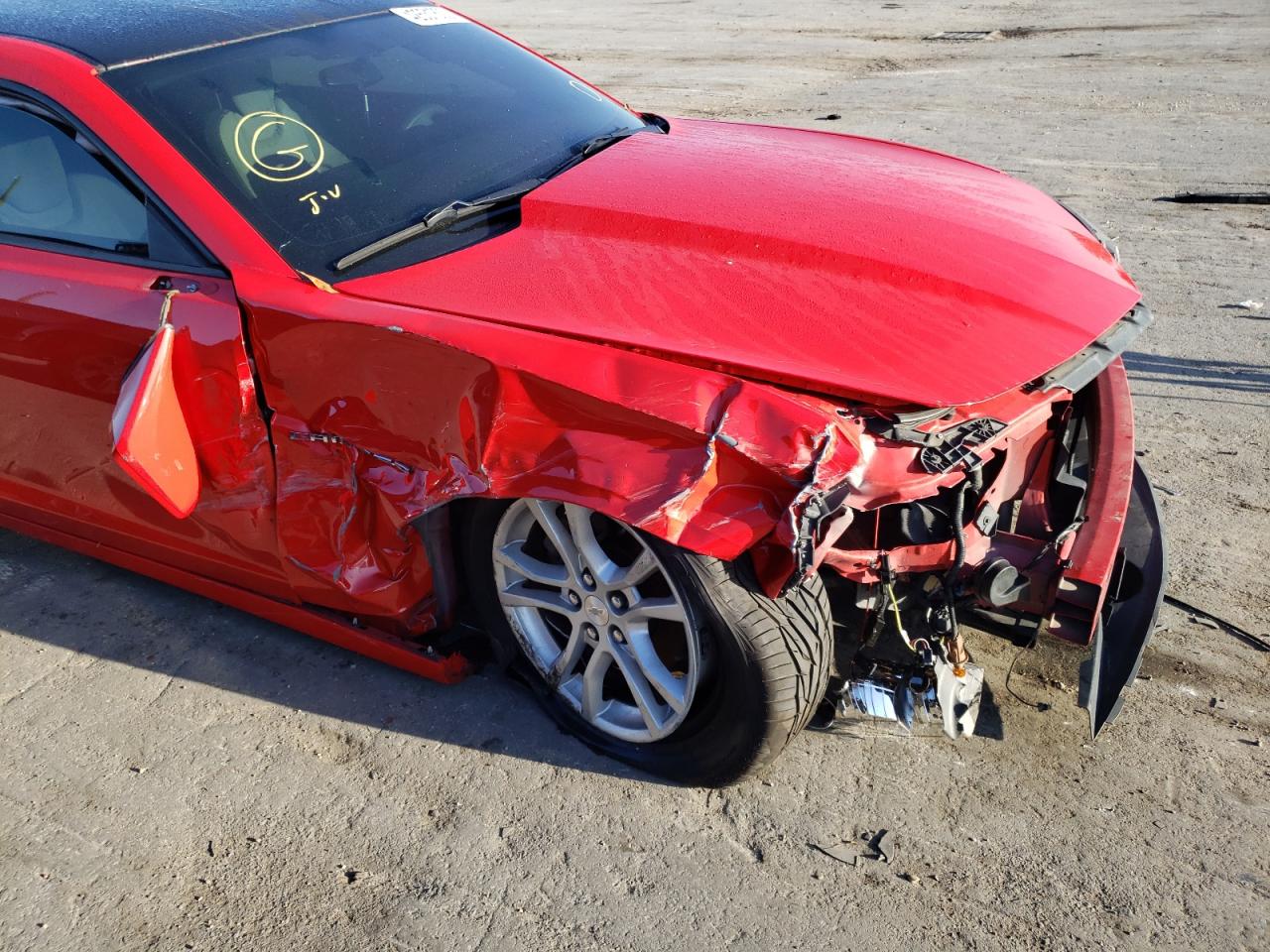 Photo 9 from auction – 2015 CHEVROLET CAMARO LS with VIN 2G1FB1E39F9254696