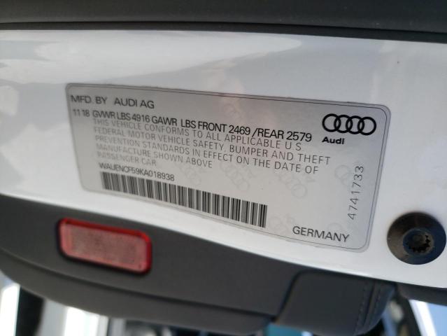 Photo 10 from auction – 2019 AUDI A5 PREMIUM with VIN WAUENCF59KA018938