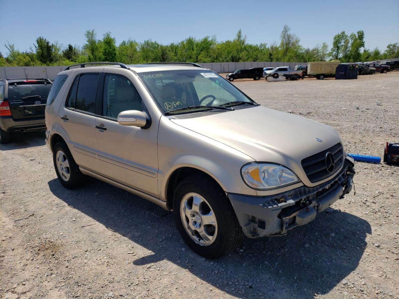 Photo 1 from auction – 2002 MERCEDES-BENZ ML 320 with VIN 4JGAB54E92A344386