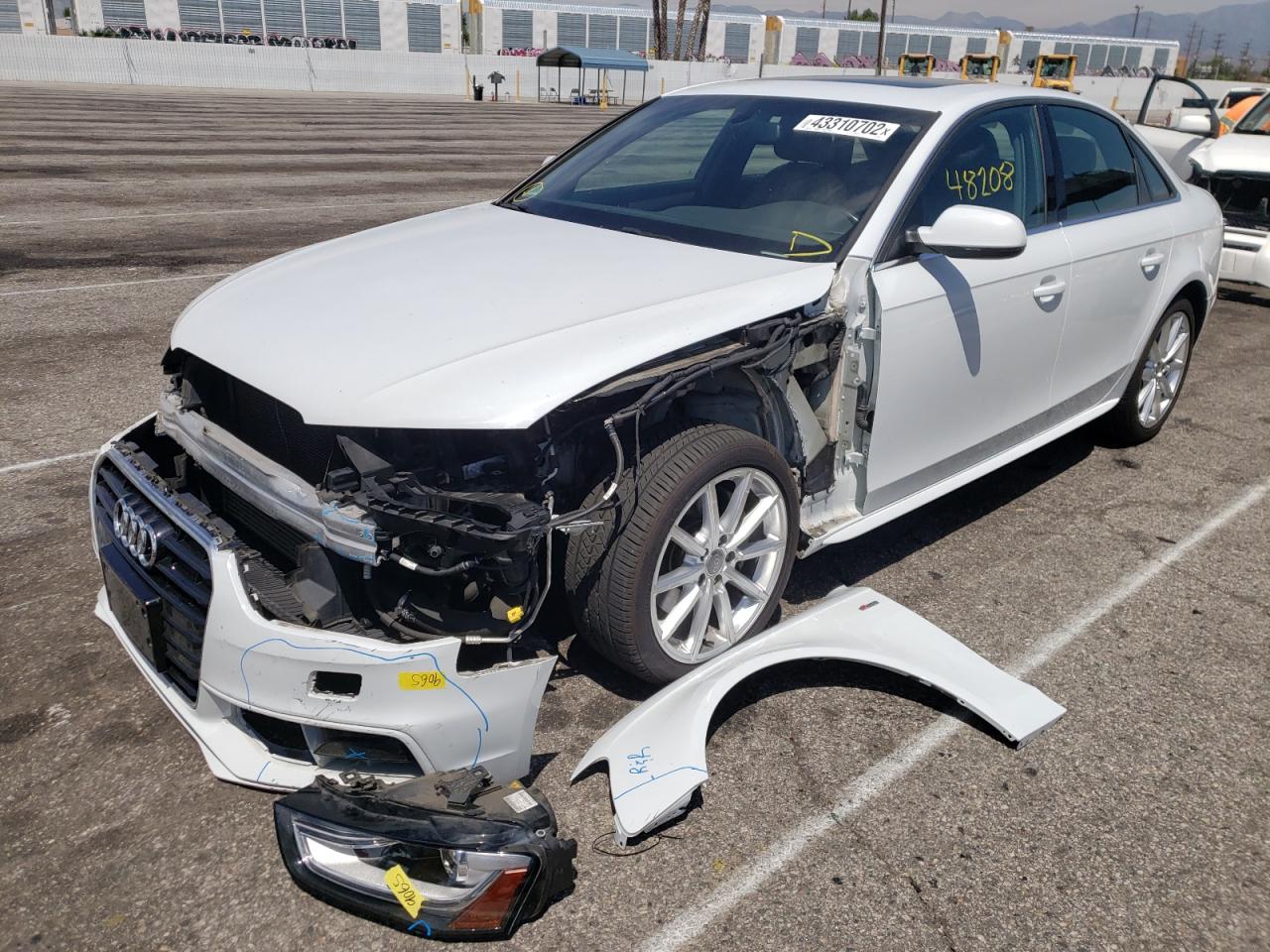 Photo 2 from auction – 2016 AUDI A4 PREMIUM with VIN WAUAFAFL7GN004938