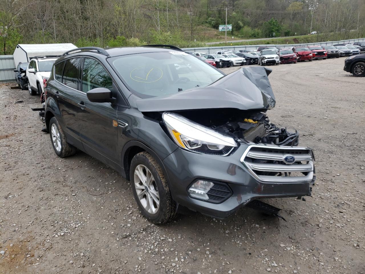 FORD ESCAPE SEL 2019 with VIN 1FMCU9HD1KUB76799 - Photo from auction