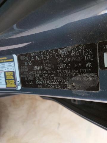 Photo 10 from auction – 2016 KIA FORTE LX with VIN KNAFK4A6XG5573450