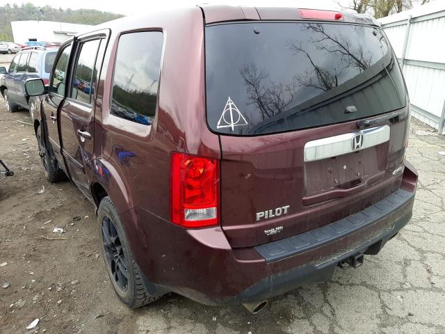 Photo 3 from auction – 2013 HONDA PILOT EXL with VIN 5FNYF4H59DB028721