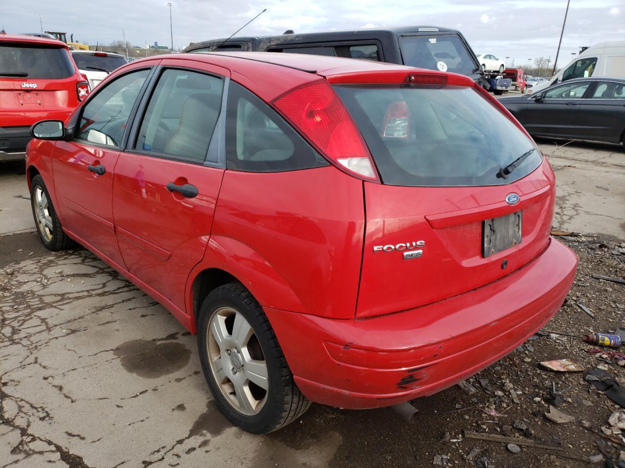 Photo 3 from auction – 2007 FORD FOCUS ZX5 with VIN 1FAHP37N87W332329