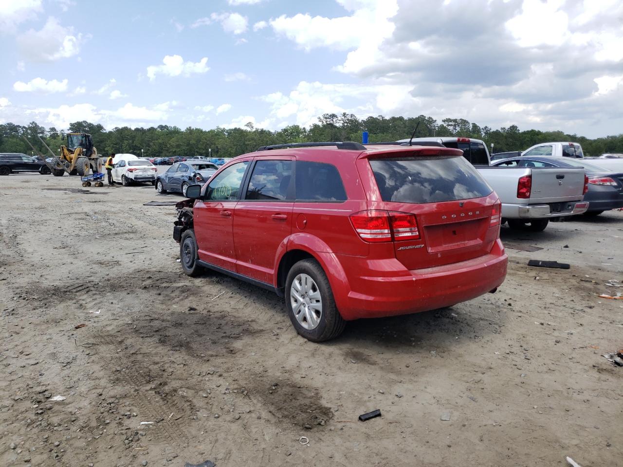 Photo 3 from auction – 2017 DODGE JOURNEY SE with VIN 3C4PDCAB5HT599125