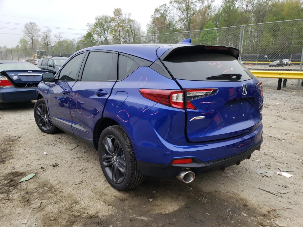 Photo 3 from auction – 2021 ACURA RDX A-SPEC with VIN 5J8TC2H61ML047200