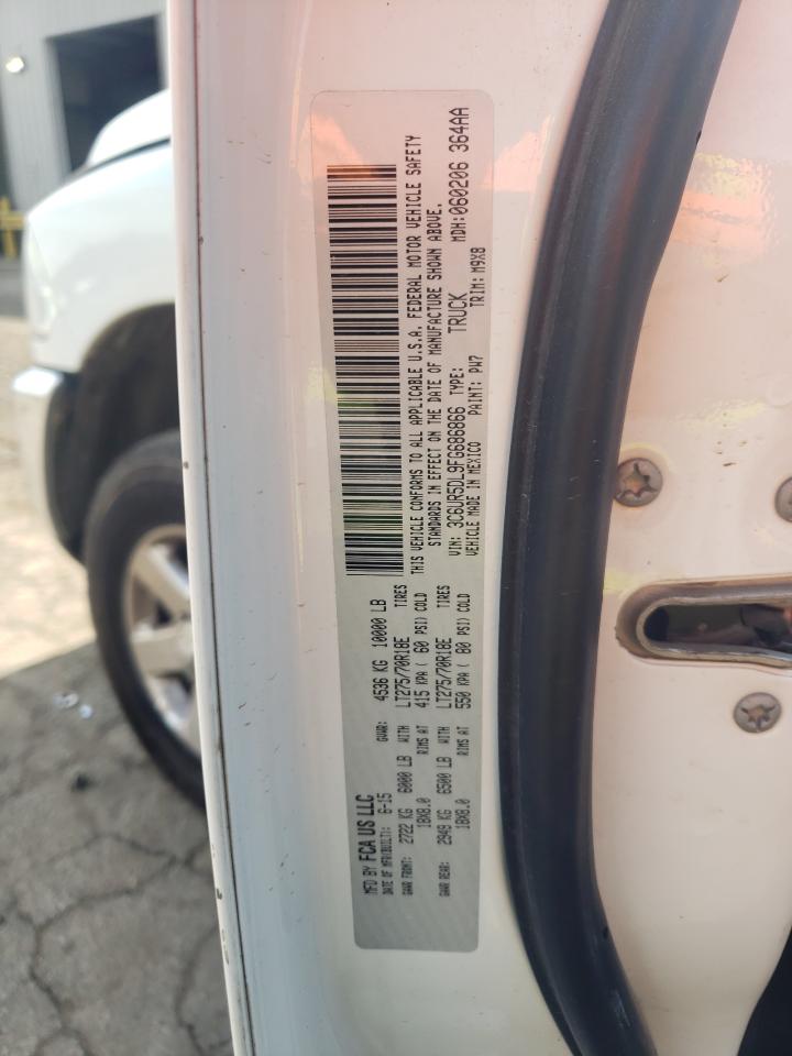 Photo 10 from auction – 2015 RAM 2500 SLT with VIN 3C6UR5DL9FG686866