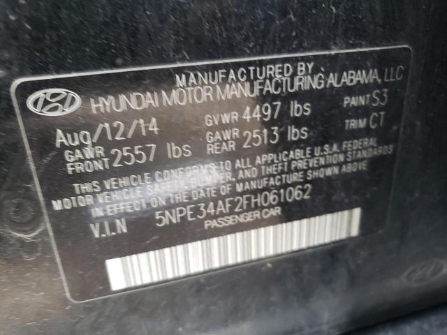 Photo 10 from auction – 2015 HYUNDAI SONATA SPO with VIN 5NPE34AF2FH061062