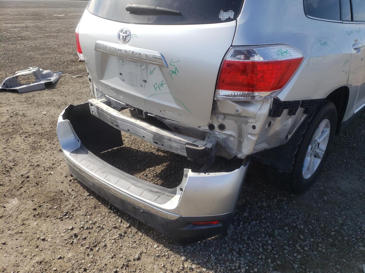 Photo 9 from auction – 2013 TOYOTA HIGHLANDER with VIN 5TDZA3EHXDS037130