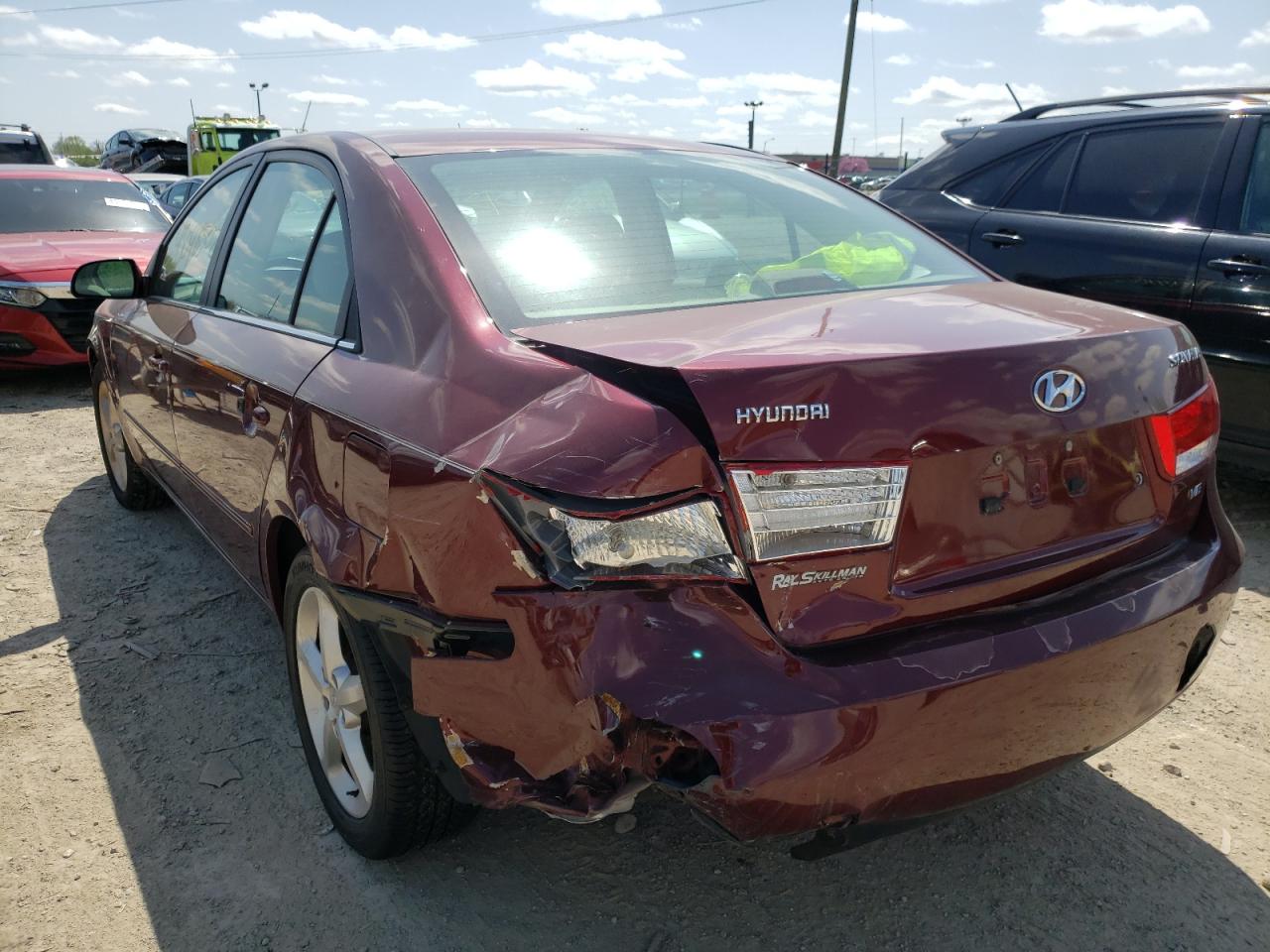 Photo 3 from auction – 2007 HYUNDAI SONATA SE with VIN 5NPEU46F47H192209
