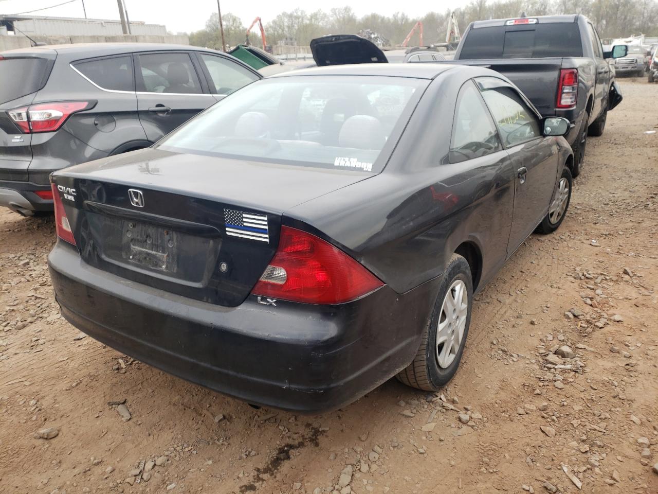 Photo 4 from auction – 2003 HONDA CIVIC LX with VIN 1HGEM22503L002835