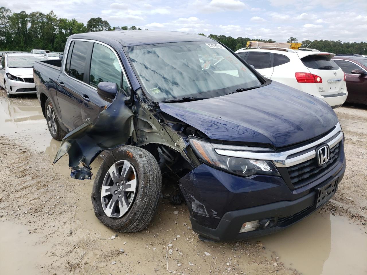 HONDA RIDGELINE 2019 with VIN 5FPYK2F55KB001202 - Photo from auction