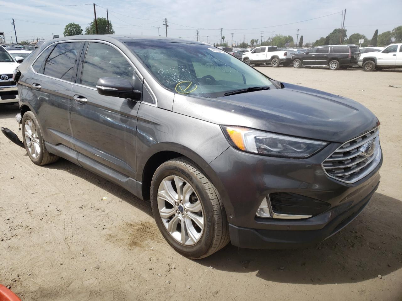 FORD EDGE TITAN 2019 with VIN 2FMPK3K96KBB42498 - Photo from auction