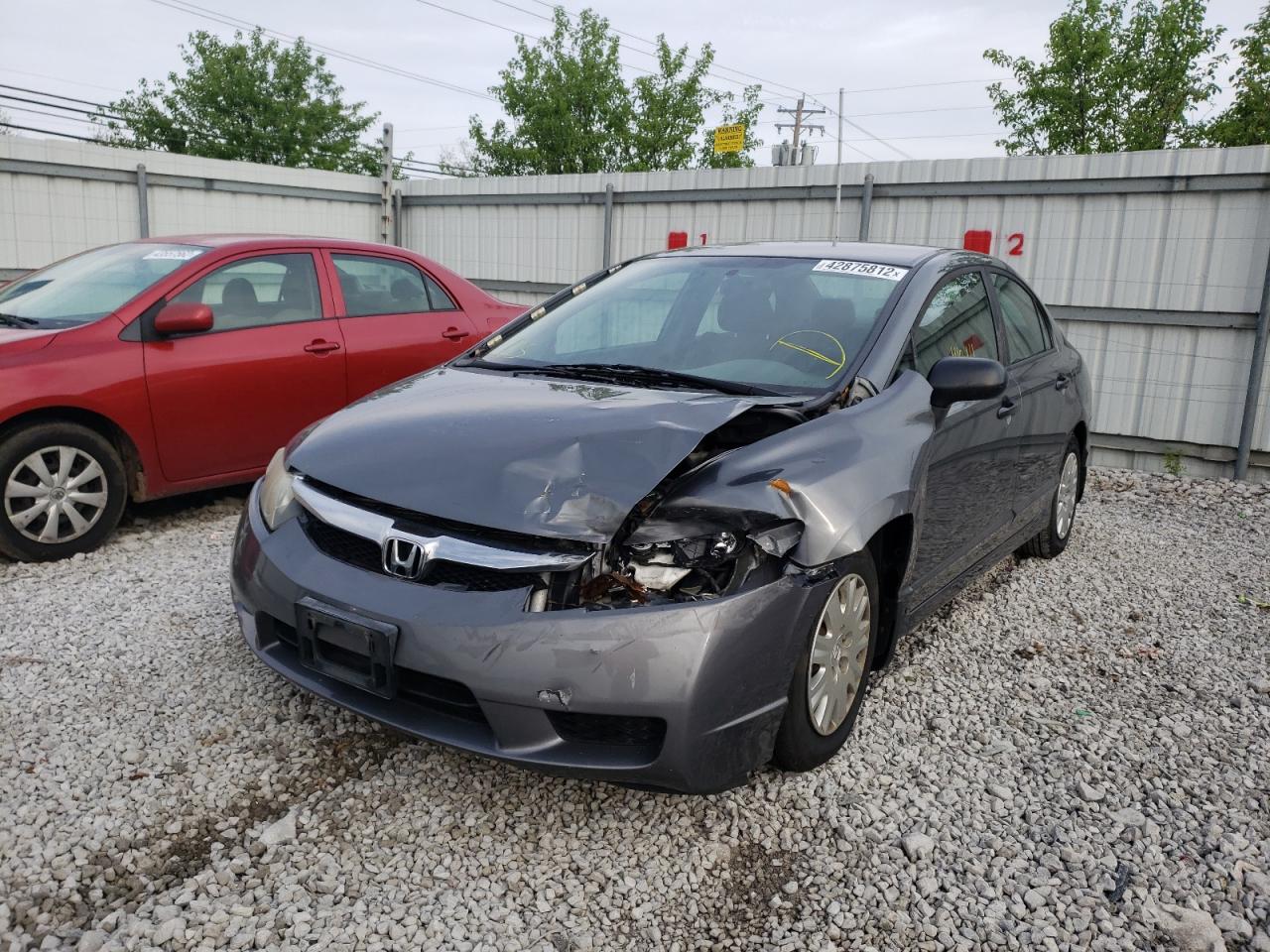 Photo 2 from auction – 2010 HONDA CIVIC VP with VIN 19XFA1F33AE044713