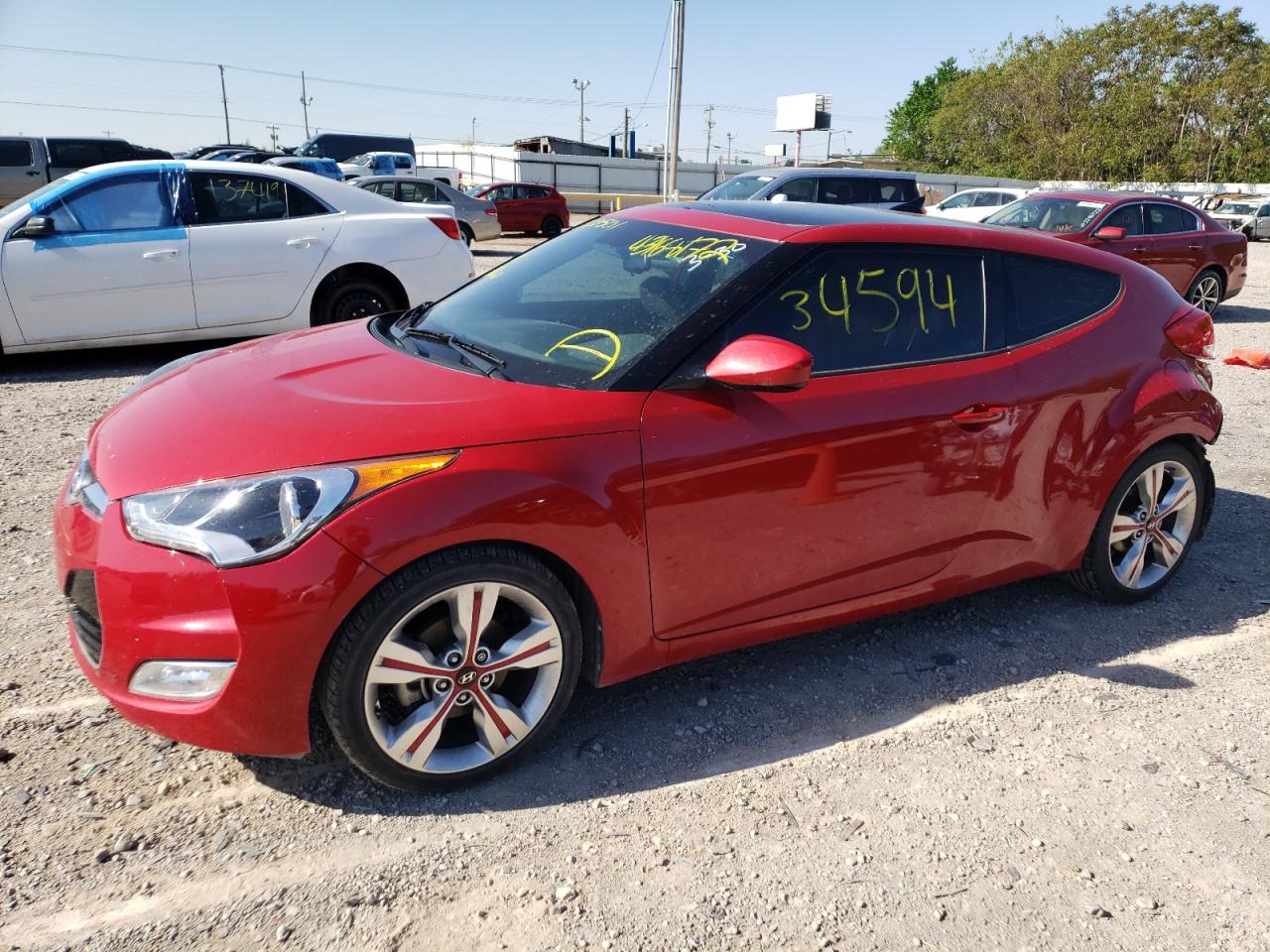 Photo 2 from auction – 2017 HYUNDAI VELOSTER with VIN KMHTC6AD1HU323501