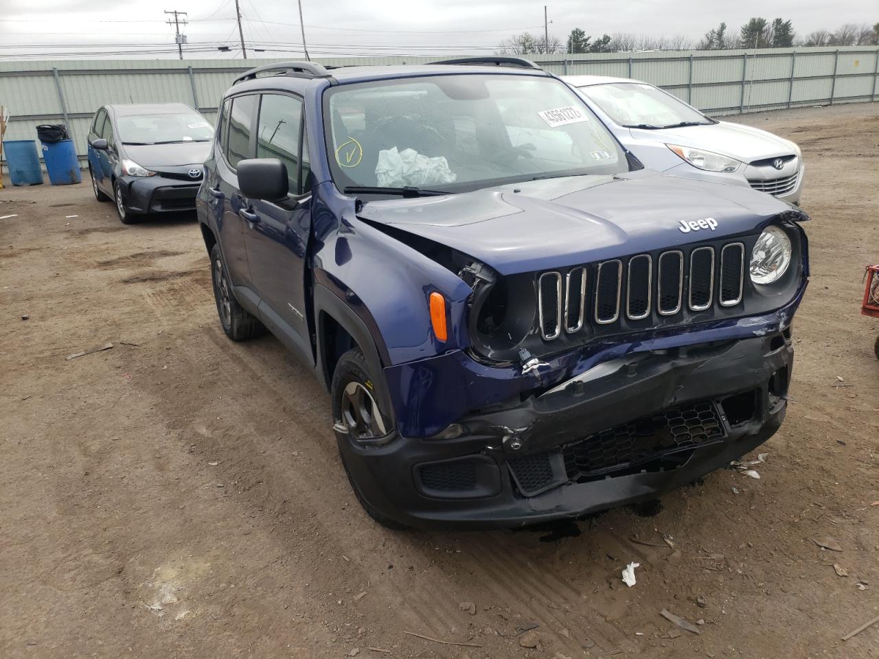 Photo 1 from auction – 2016 JEEP RENEGADE S with VIN ZACCJBAT4GPE02056