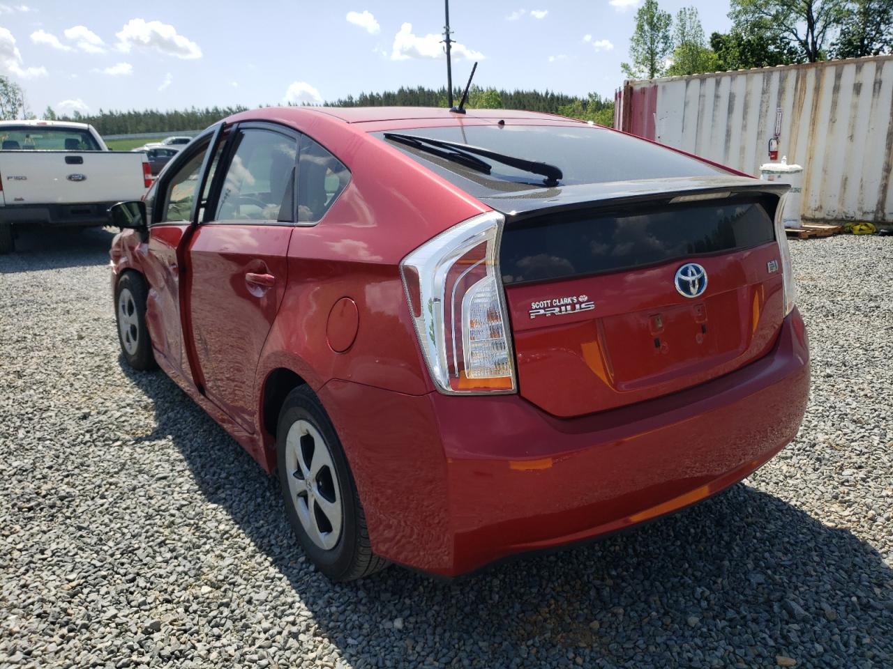 Photo 3 from auction – 2013 TOYOTA PRIUS with VIN JTDKN3DU3D1628384